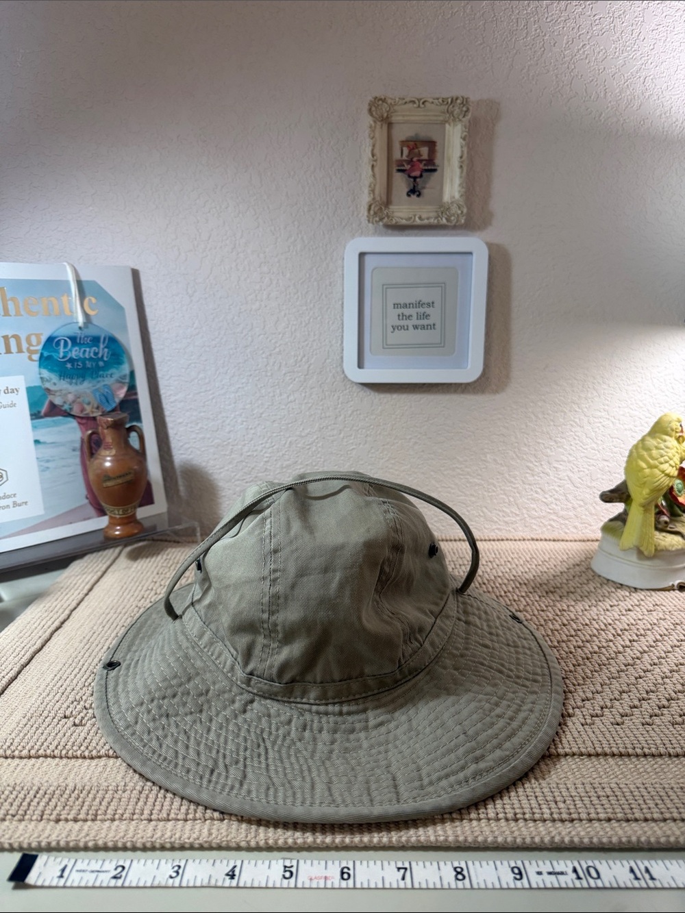 Dorfman Pacific DPC Safari Boonie Hat Khaki Size Large 100% Cotton